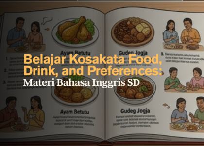 Belajar Kosakata Food, Drink, and Preferences- Materi Bahasa Inggris SD