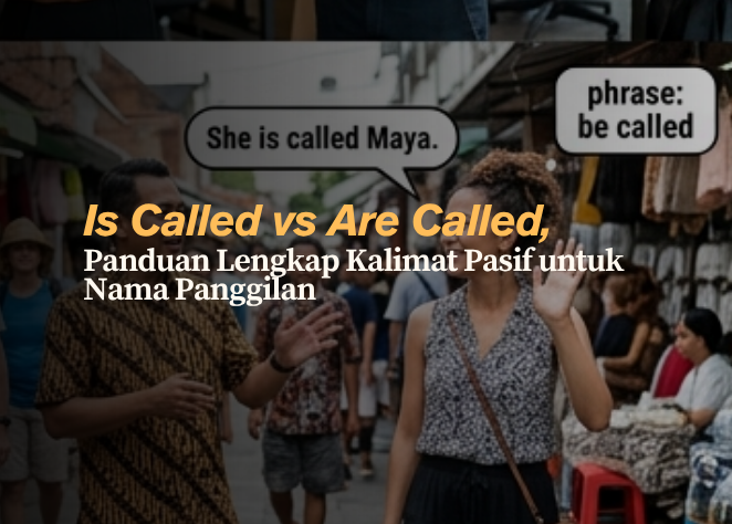 Is Called vs Are Called, Panduan Lengkap Kalimat Pasif untuk Nama Panggilan