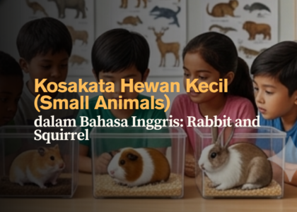 Cara Mendeskripsikan Kelinci dan Tupai dalam Bahasa Inggris untuk Anak Sekolah Dasar