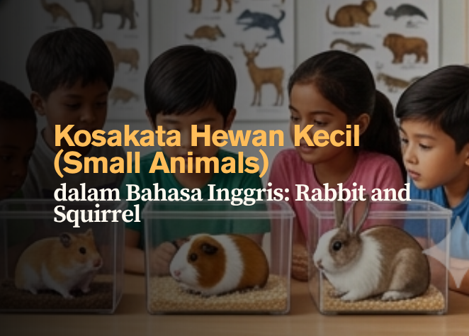 Cara Mendeskripsikan Kelinci dan Tupai dalam Bahasa Inggris untuk Anak Sekolah Dasar