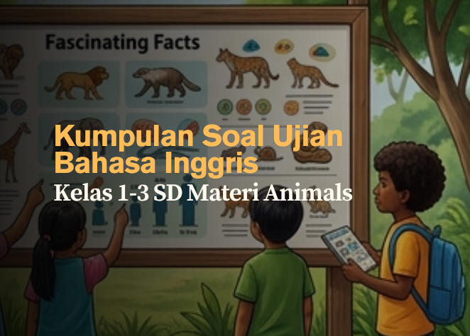 Kumpulan Soal Ujian Bahasa Inggris Kelas 1-3 SD Materi Animals