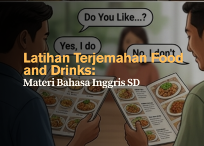 Latihan Terjemahan Food and Drinks- Materi Bahasa Inggris SD