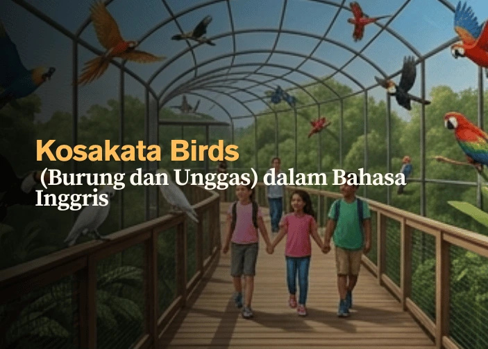 Nama-Nama Birds (Burung dan Unggas) dalam Bahasa Inggris