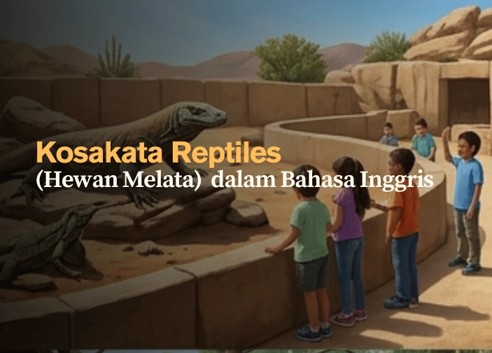 Nama-Nama Reptiles (Hewan Melata) dalam Bahasa Inggris